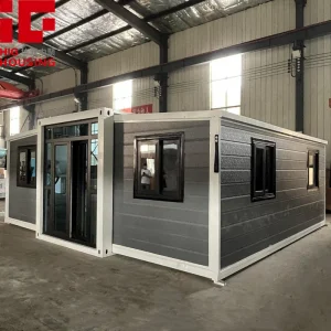 Modern Living 2 Bedroom Portable Mobile Container House Hotel Office Expanding Foldable Prefab Expandable Homes