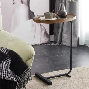 Ready Stock Round Tray Snack Stand Table