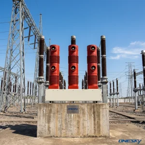 Anhui Onesky Three Phase 35kV AC/DC 220V High Voltage Vacuum Contactor Permanent Magnet Vacuum Contactor