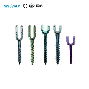 Polyaxial Pedicle Titanium Screw Implant