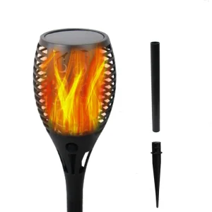 33 LEDs OEM Garden Ground Plug Solar SMD LED Flame Lights