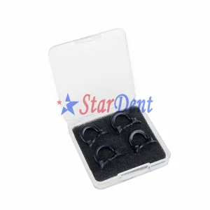 Universal Dental Resin Soft Clamp Black Resin Molar Premolar Teeth Clamp Plastic Dental Rubber Dam Sheets Ring Clamp