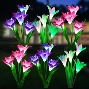 Solar Garden Lily Lamp