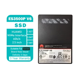 For Huawei ES3500P V6 Server SSD Solid State Drive Cheap NVME U.2 PCIe GEN4 1DWPD 1.92T 3.84T 7.68T Read Intensive Stock