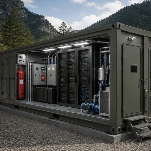 Explosion-proof BRM Bunker Data Center Containerized Prefabricated Site 20ft 40ft Modular Data Center