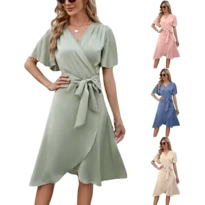 Vestido de verano vintage para mujer