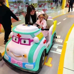 Children Real Steering Wheel Gaming 24 Volt Ride on Car