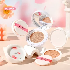 KAQILI Dewy and Lightweight Finishes Oil Control Concealer Spot Removing Brighten BB Cream Cushion Foundation