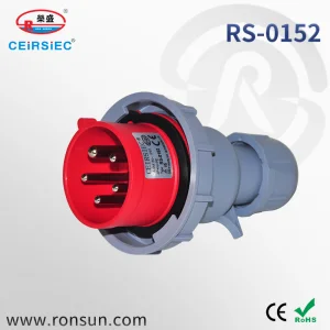 16A 5-Pin Waterproof Moving Plug with CE Certification
