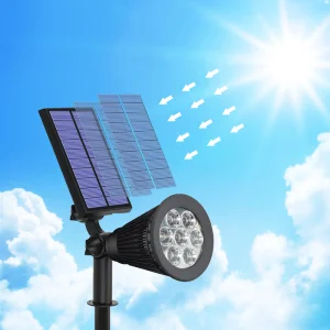 Outdoor Patio Solar Garden Wall Deck
