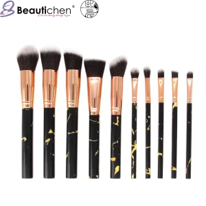 Beautichen 10PCS Marble Make up Brushes
