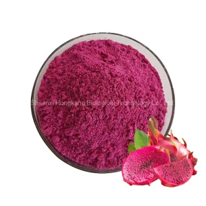 Precio al por mayor de polvo de pitaya rosa liofilizado polvo de fruta del dragón roja