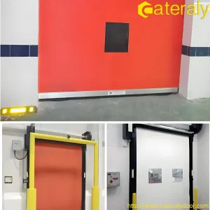 Cateraly High Speed Cold Storage Door with Insulated Energy Control Features High Speed Door Cold Room