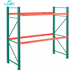 Long Span Adjustable Heavy Weight Warehouse Storage Pallet Shelves System Tear Drop Rack for Industrial