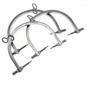 Gardner Wells Skull Traction Tongs U-shaped Skull Tong with Pins Diameter  Orthopedic Instrument Veterinary Surgical Instruments