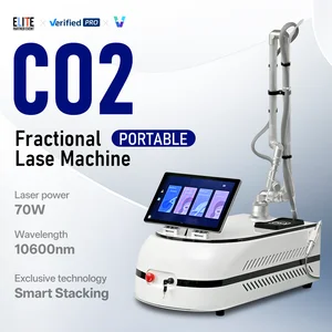 Professional Portable CO2 Fractional Laser 10600nm Vaginal Tightening Skin Firming Tone Correction Pigment Whitening Air Cooling