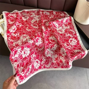 Silk Satin Square Scarf
