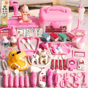 Children Doctor Toy Set Simulation Medicine Box Injection Play House Toy for Baby