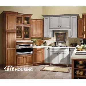 Country Style Transitional Traditional Small Kitchen Cabinets with Base Container Organizer Pantry Pull-out Cabinet