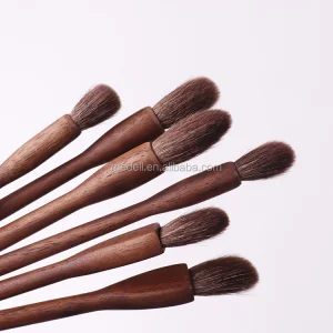 Wholesale Handmade Goat Hair Eyeshadow Makeup Brush Set