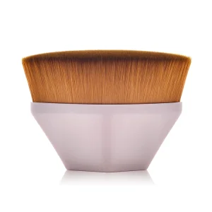 Pincel de Maquiagem Flat Top Kabuki Hexagonal com Estojo