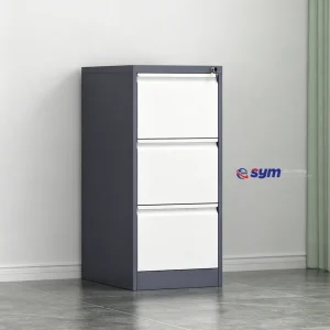 Comprehensive Steel Lateral File Storage System, Combined Metal Document Cupboard with Drawers for Enterprise Use