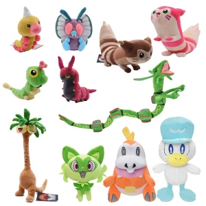 High Quality Direct Factory Cute Cartoon Pocket Monster Stuffed Animal Toy Classical Anime Pokeman Figure Doll Soft Plush Toy