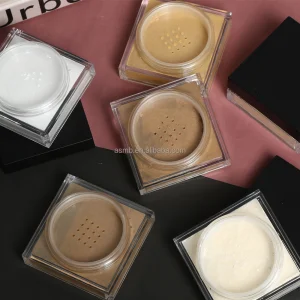 Vegan and Cruelty of Free Odm Oem Setting Powder White clear Translucent Color Private Label Custom Waterproof Setting Powder