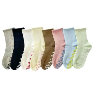 Premium Moisture-Wicking Yoga Socks for Women with Grip Dots