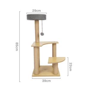 Cat Climbing Frame Litter Tree Scratching Post Multi-Layer Pillar