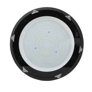 UFO LED High Bay Light 100W 150W 200W 20000 Lm 5000K Daylight IP65 Waterproof Commercial Warehouse Workshop Wet Location Area Lighting Fixture