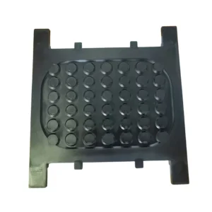 Wholesale High-Density Shock Absorption Noise Abatement Elastic Dark Black Polyurethane Rubber Rail Pad Railroad Spacer