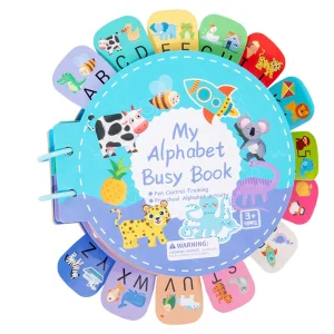 Montessori Alphabet Busy Book For Toddlers