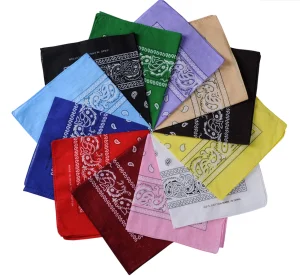 Cheap Cotton Bandana Headwrap Cotton Square Scarf