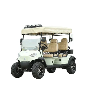 4-Seat Off-Road Electric Golf Cart, Heavy-Duty All-Terrain Golf Vehicle with Stylish Design &amp; Comfort Seats