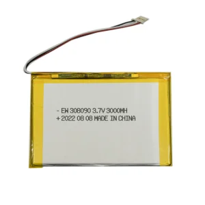 3000mAh Lithium Ion Battery Pouch Cell for Bluetooth Speaker Ai Robot