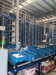 Intelligent Warehousing High-Density Steel Storage 8-Layer Automated Retrieval System Goods-to-Person Efficient Picking for