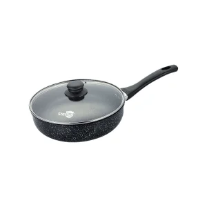 Classic Eco-Friendly Stainless Steel Non-Stick Flat-Bottomed Frying Pan Household and Commercial Use Used as a Wok