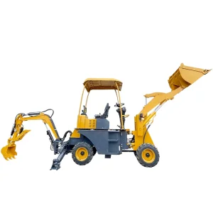 Mini Wheel Excavator Backhoe