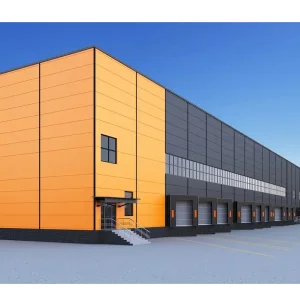 Low Cost Modern Steel Structure Prefab Warehouse with Insulated Panels for Sale