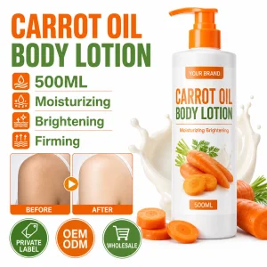 Natural Carrot Oil Body Lotion
