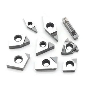Wyk Hot Sale PCD Grinding Polycrystalline Diamond Tool High Speed Acrylic Polishing Knife in Stock for Sale Turning Insert Carbide Insert Threading Insert