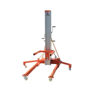 Good Quality Portable Material Lifting Machine Manual Cargo Aluminum Lift