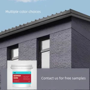 Cold-Applied Waterproof Coating for Roof Leak Repair and Maintenance