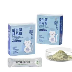 Probiotic Powder for Long-Haired Cats: Hairball Control Solution