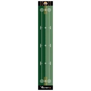 Custom Wholesale Indoor Practice Two-Way Golf Putting Mats Training Aid