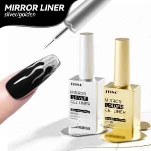 JTING Mirror Silver Golden Metal Gel