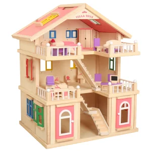 Wooden Dollhouse Educational Toy