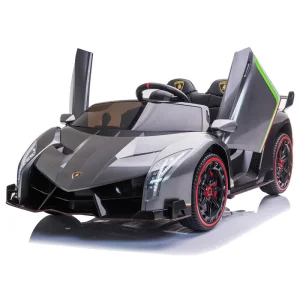 License Product Two Seater Lambo Children's Electric Car Remote Control Baby Sports Car Rechargeable Ride on Car