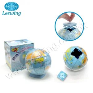 Plastic Magic Puzzle Sphere Coin Bank